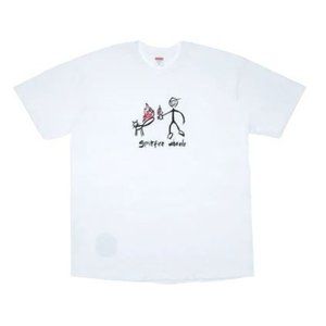 Supreme Spitfire Cat Tee SS18 White L NWT